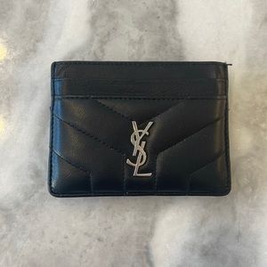 Authentic YSL Cardholder - Black